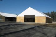 The finished Northland Forest Products storage facility
